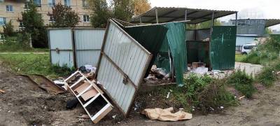 Жители Сегежи в Карелии пожаловались на страшные мусорки (ФОТО) - stolicaonego.ru - Сегежи - республика Карелия