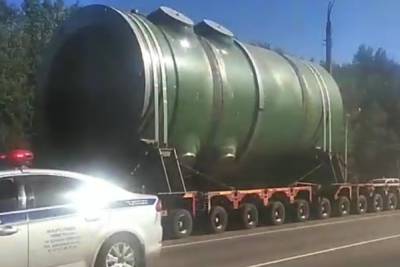К Курчатову приближается атомный реактор для Курской АЭС-2 весом 350 тонн - chr.mk.ru - Воронежская обл. - Курская обл.