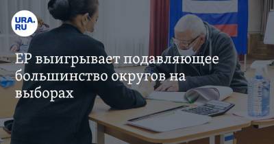 ЕР выигрывает подавляющее большинство округов на выборах - ura.news - Москва - Россия