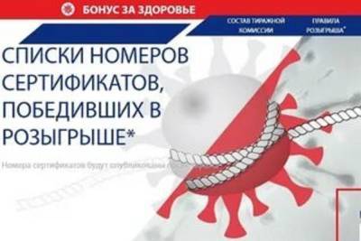 Кому-то из привившихся от COVIDа костромичей сегодня может повезти - kostroma.mk.ru - Россия - Кострома