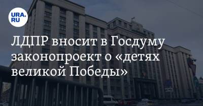 ЛДПР вносит в Госдуму законопроект о «детях великой Победы» - ura.news - Россия
