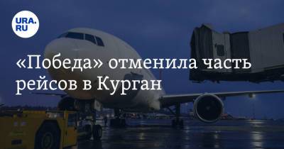 «Победа» отменила часть рейсов в Курган - ura.news - Москва - Курганская обл. - Курган