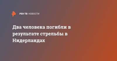 Два человека погибли в результате стрельбы в Нидерландах - ren.tv - Голландия