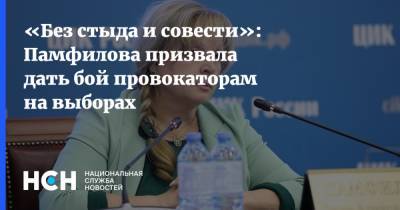 Элла Памфилова - «Без стыда и совести»: Памфилова призвала дать бой провокаторам на выборах - nsn.fm - Россия