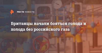 Британцы начали бояться голода и холода без российского газа - ren.tv - Англия - Великобритания