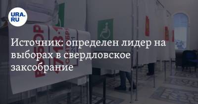 Источник: определен лидер на выборах в свердловское заксобрание - ura.news - Россия - Свердловская обл.