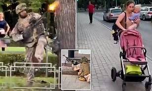 «Д@бильные недоумки»: на Западе высмеяли антироссийские учения в центре Риги - sharij.net - Россия - США - Рига - Латвия