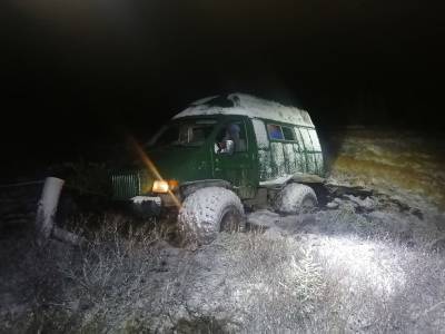 В Коми вездеход с охотниками застрял на болоте, эвакуация заняла два дня - komiinform.ru - респ. Коми