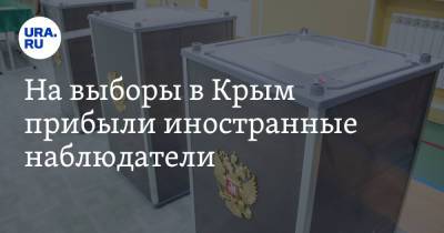 Юрий Гемпель - На выборы в Крым прибыли иностранные наблюдатели - ura.news - Россия - Крым - Симферополь - Франция - Венесуэла - Севастополь - Сербия - Тунис