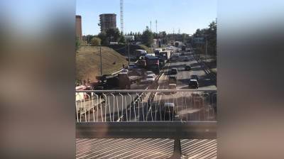 В Воронеже из-за массового ДТП с военными машинами образовалась многокилометровая пробка - vestivrn.ru - Воронеж