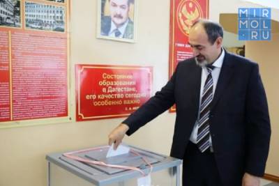 Представители сферы образования Дагестана приняли участие в голосовании - mirmol.ru - Махачкала - респ. Дагестан