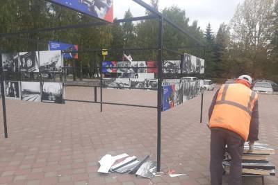 Разрушенную вандалами выставку в Приокском районе разместят в другом месте - nn.mk.ru - район Приокский