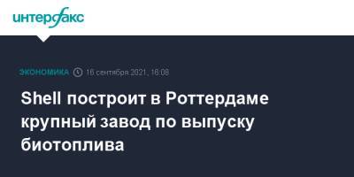Shell - Shell построит в Роттердаме крупный завод по выпуску биотоплива - interfax.ru - Москва - Англия - Голландия - Роттердам - Великобритания