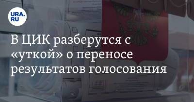 Элла Памфилова - В ЦИК разберутся с «уткой» о переносе результатов голосования - ura.news - Москва