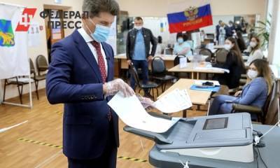 Олег Кожемяко - Глава Приморья Олег Кожемяко проголосовал на выборах - fedpress.ru - Россия - Приморье край - Владивосток