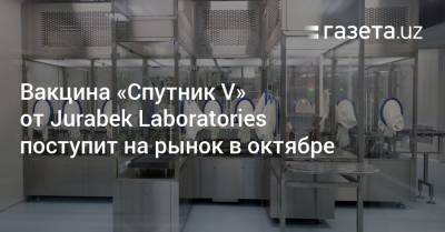 Вакцина «Спутник V» производства Узбекистана поступит на рынок в октябре - gazeta.uz - Узбекистан - Ташкентская обл.