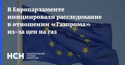 В Европарламенте инициировали расследование в отношении «Газпрома» из-за цен на газ - nsn.fm - Польша
