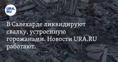 В Салехарде ликвидируют свалку, устроенную горожанами. Новости URA.RU работают. Фото - ura.news - Салехард - окр. Янао