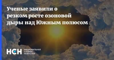 Ученые заявили о резком росте озоновой дыры над Южным полюсом - nsn.fm - Антарктида