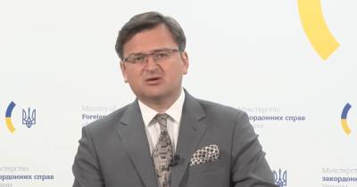Владимир Зеленский - Дмитрий Кулеба - Кулеба прервал брифинг из-за звонка Зеленского. До этого глава МИД критиковал ООН (видео) - focus.ua - Украина