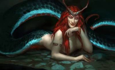 Как живут демоницы Ламии — вампиры со змеиными хвостами - skuke.net - Греция