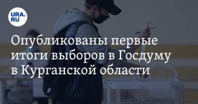 Александр Ильтяков - Опубликованы первые итоги выборов в Госдуму в Курганской области. Скрин - ura.news - Россия - Курганская обл.