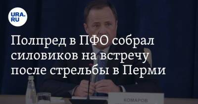Игорь Комаров - Полпред в ПФО собрал силовиков на встречу после стрельбы в Перми - ura.news - Пермь - окр.Приволжский
