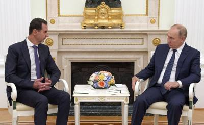 Владимир Путин - Башар Асад - Le Figaro (Франция): Владимир Путин критикует внешнее вмешательство в дела Сирии во время встречи с Башаром Асадом - inosmi.ru - Россия - Сирия - Дамаск - Франция
