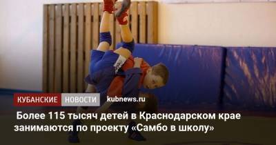 Александр Власов - Более 115 тысяч детей в Краснодарском крае занимаются по проекту «Самбо в школу» - kubnews.ru - Россия - Краснодарский край