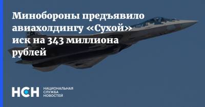 Минобороны предъявило авиахолдингу «Сухой» иск на 343 миллиона рублей - nsn.fm - Москва - Россия