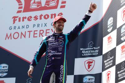 Роман Грожан - Алексей Палоу - IndyCar: Роман Грожан поднялся на подиум в Лагуна-Сека - f1news.ru