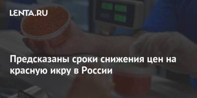 Илья Шестаков - Предсказаны сроки снижения цен на красную икру в России - smartmoney.one - Россия