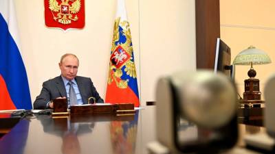 Владимир Путин - Элла Памфилова - Андрей Турчак - Встреча Путина с Памфиловой. Видеотрансляция - iz.ru - Россия - Израиль
