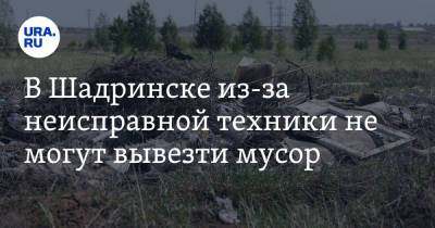 В Шадринске из-за неисправной техники не могут вывезти мусор. Фото - ura.news - Курганская обл. - Шадринск