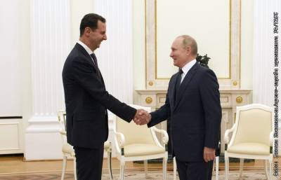Владимир Путин - Башар Асад - Путин накануне вечером в Кремле встретился с Асадом - interfax.ru - Москва - Россия - Сирия