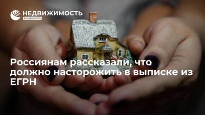 Россиянам рассказали, что должно насторожить в выписке из ЕГРН - realty.ria.ru - Москва