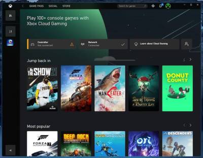 Пользователи ПК получили доступ к xCloud через приложение Xbox для Windows 10 - bin.ua - Россия - Украина - Microsoft