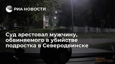 Суд арестовал мужчину, обвиняемого в убийстве 17-летнего подростка в Северодвинске - ria.ru - Москва - Россия - Архангельская обл. - Северодвинск