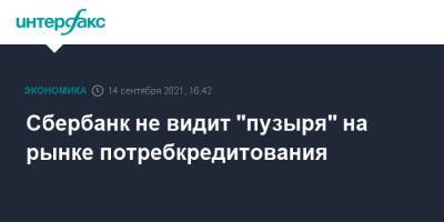 Герман Греф - Сбербанк не видит "пузыря" на рынке потребкредитования - interfax.ru - Москва - Россия