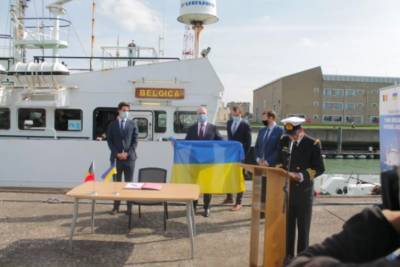 Бельгия передала Украине научно-исследовательское судно - rupor.info - Украина - Бельгия - Экология