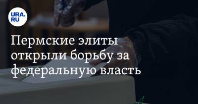 Дмитрий Махонин - Алексей Демкин - Пермские элиты открыли борьбу за федеральную власть - ura.news - Россия - Пермь - Пермский край