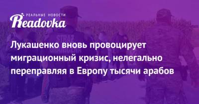 Лукашенко вновь провоцирует миграционный кризис, нелегально переправляя в Европу тысячи арабов - readovka.ru - Сирия - Турция - Ирак - Польша - Иран
