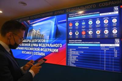 ЦИК: "Единая Россия" после обработки 25,03% протоколов набирает 44,26% голосов - interfax-russia.ru - Россия