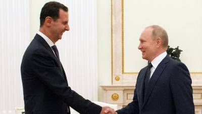 Владимир Путин - Башар Асад - Какой была главная тема переговоров Путина и Асада в Москве - 5-tv.ru - Москва - Россия - Сирия - Минобороны