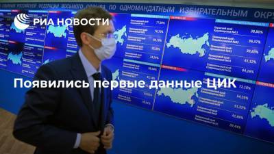 Появились первые данные ЦИК - ria.ru - Москва - Россия