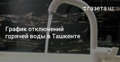 Лев Толстой - График отключений горячей воды в Ташкенте - gazeta.uz - Узбекистан - Ташкент