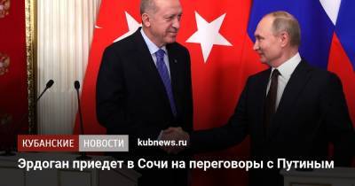 Владимир Путин - Дмитрий Песков - Тайип Эрдоган - Эрдоган приедет в Сочи на переговоры с Путиным - kubnews.ru - Россия - США - Сирия - Сочи - Краснодарский край - Турция - Анкара - с. Путин