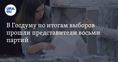 В Госдуму по итогам выборов прошли представители восьми партий - ura.news - Россия