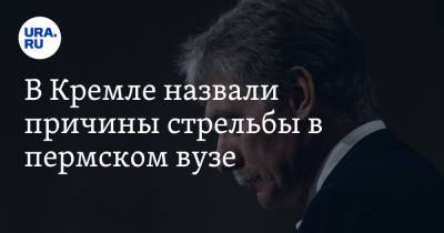 Дмитрий Песков - Тимур Бекмансуров - В Кремле назвали причины стрельбы в пермском вузе - ura.news - Россия - Пермь