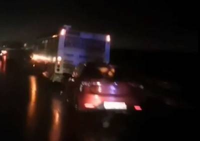 На Солотчинском шоссе произошло ДТП с автобусом - ya62.ru - Рязань